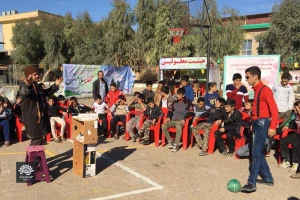 نمایش خیابانی سیلی ابدار