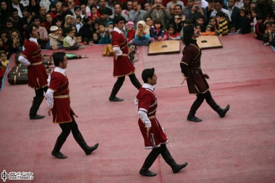 محوطه خانه هنرمندان در جشن های خانه تئاتر