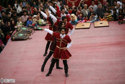 محوطه خانه هنرمندان در جشن های خانه تئاتر