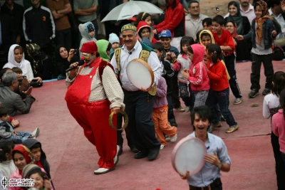 محوطه خانه هنرمندان در جشن های خانه تئاتر
