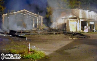 Historic playhouse with roots in USO gutted in fire