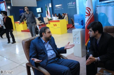 رئیس مرکز هنرهای نمایشی در شانزدهمین نمایشگاه بین المللی مطبوعات و خبرگزاری ها