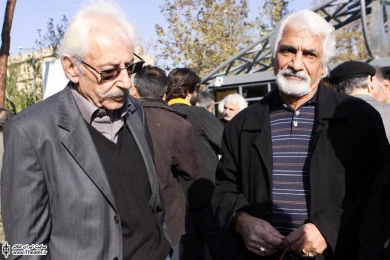 مراسم تشییع پیکر جمشید لایق از مقابل تالار وحدت 9