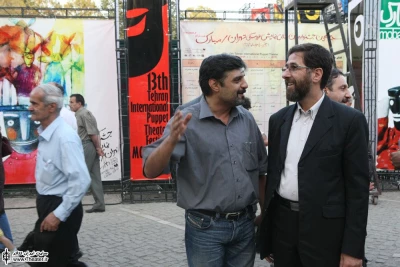 بازدید معاون امور هنری و مدیر مرکز هنرهای نمایشی ...