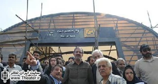 مجسمه‌ هنرمندان تئاتر در ورودی متروی چهارراه ولیعصر نصب می‌شود