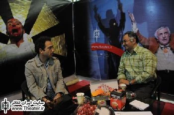 ”حمید پورآذری” در غرفه سایت ایران تئاتر: به سرانجام رسیدن کارهایم را مدیون رسانه‌ها هستم