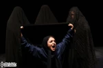 افشین هاشمی و شقایق فراهانی از نمایش ”وقتی از بریدگی‌های خونبار...” دیدن کردند