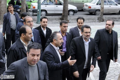 بازدید سیدمحمد حسینی از تئاتر شهر