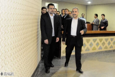 بازدید سیدمحمد حسینی از تئاتر شهر 6