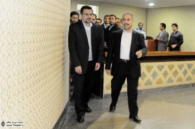 بازدید سیدمحمد حسینی از تئاتر شهر
