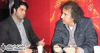 سیدصادق موسوی و سیامک صفری مهمان غرفه سایت ایران تئاتر شدند