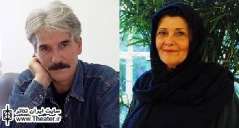 ”منیژه محامدی” و ”رضا صابری” در اداره تئاتر تمرین می‌کنند