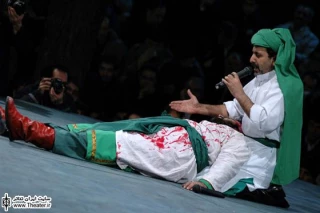استقبال مردم  نیشابور از سومین سوگواره تعزیه نینوا