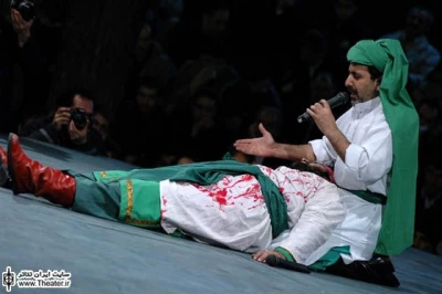 استقبال مردم  نیشابور از سومین سوگواره تعزیه نینوا