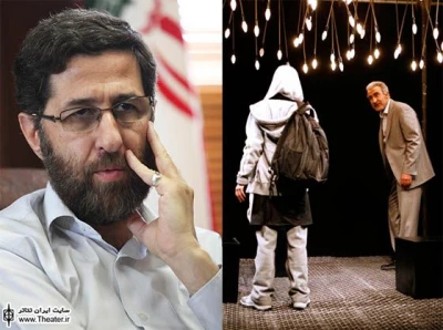 تقدیر ”حمید شاه آبادی” ازگروه اجرایی نمایش ”لابی”
