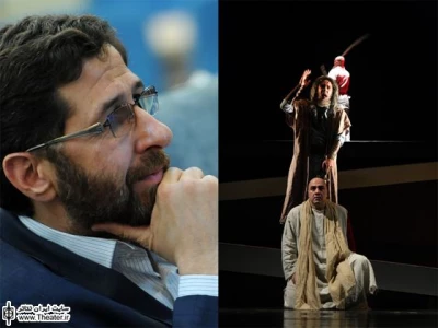 ”حمید شاه‌آبادی” به تماشای نمایش ”عشق اتفاقی نیست که بیافتد” نشست