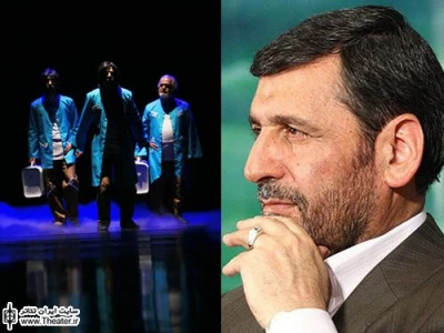 حسین صفارهرندی با عوامل نمایش ”کلید” دیدار کرد