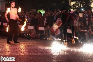 Street theater festival in Prague