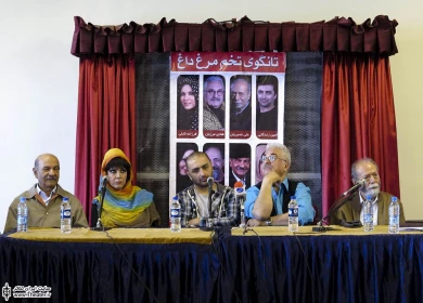نشست خبری نمایش تانگو ی تخم مرغ داغ 4