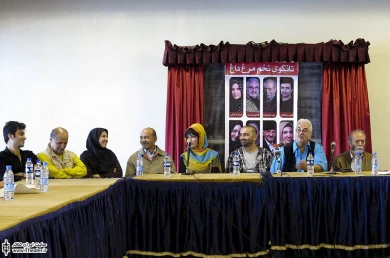 نشست خبری نمایش تانگو ی تخم مرغ داغ 8