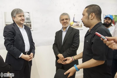بازدید مدیرکل هنرهای نمایشی از نمایشگاه عکس‌ مجید بهرامی