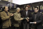مراسم تودیع شهرام نوشیر و معارفه قاسم طاهر احمدی رئیس جدید دفتر تئاتر خیابانی 7