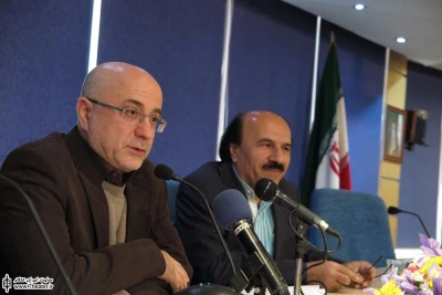 تودیع اردشیر صالح پور و معارفه مهدی شفیعی مدیر کل جدید مرکز هنرهای نمایشی
