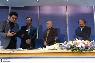 تودیع اردشیر صالح پور و معارفه مهدی شفیعی مدیر کل جدید مرکز هنرهای نمایشی