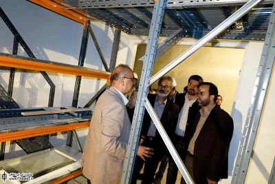 بازدید مهدی شفیعی از مراحل بازسازی تئاتر شهر