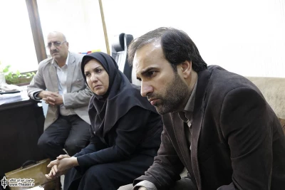 بازدید مهدی شفیعی از مراحل بازسازی تئاتر شهر
