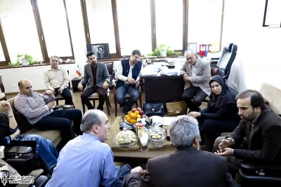 بازدید مهدی شفیعی از مراحل بازسازی تئاتر شهر