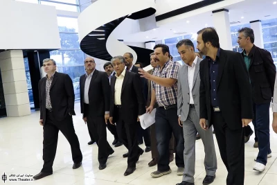 بازدید شهرداران شهر های استان کرمان از پردیس تئاتر تهران و مرکز تئاتر آیینی صبا