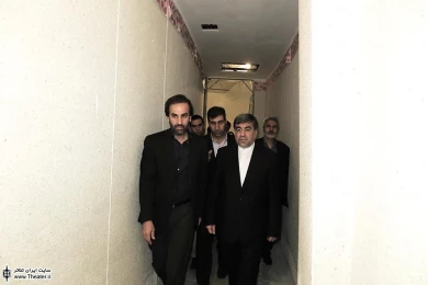 پیگیری روند باز سازی تئاتر شهر در بازدید علی جنتی وزیر فرهنگ وارشاد اسلامی 2