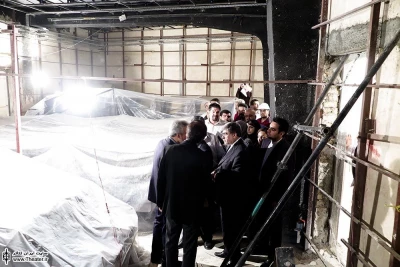 پیگیری روند باز سازی تئاتر شهر در بازدید علی جنتی وزیر فرهنگ وارشاد اسلامی