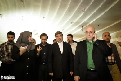 پیگیری روند باز سازی تئاتر شهر در بازدید علی جنتی وزیر فرهنگ وارشاد اسلامی 6