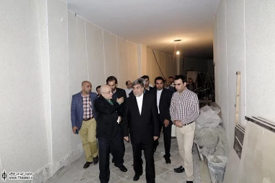 پیگیری روند باز سازی تئاتر شهر در بازدید علی جنتی وزیر فرهنگ وارشاد اسلامی