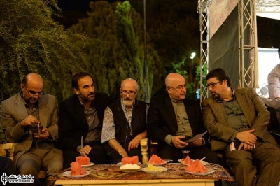 علی مرادخانی و مهدی شفیعی در بخش قهوه خانه نمایش های ایرانی
