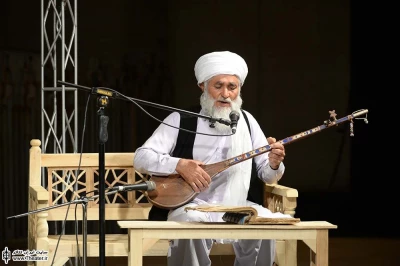 علی مرادخانی و مهدی شفیعی در بخش قهوه خانه نمایش های ایرانی
