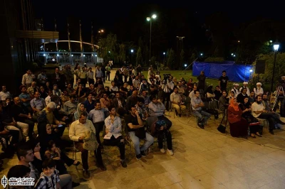علی مرادخانی و مهدی شفیعی در بخش قهوه خانه نمایش های ایرانی