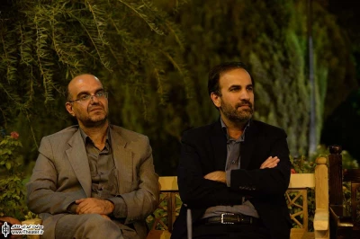 علی مرادخانی و مهدی شفیعی در بخش قهوه خانه نمایش های ایرانی