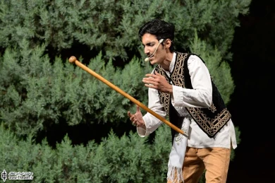 علی مرادخانی و مهدی شفیعی در بخش قهوه خانه نمایش های ایرانی 10