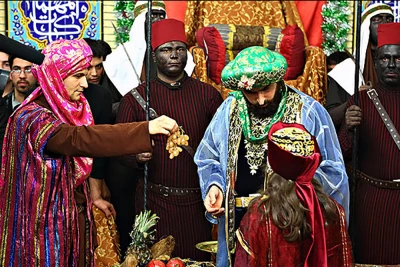 شبیه خوانی نسخه 132 ساله برای اولین بار در جشنواره آیینی سنتی