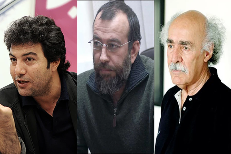 خسرو حیکم‌رابط، فرهاد مهندس‌پور و نادر برهانی‌مرند