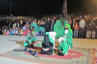 تعزیه حضرت قاسم (ع) در شهرستان حاجی آباد هرمزگان اجرا شد