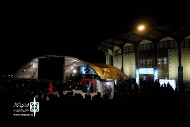 استقبال مردم از نمایش های خیابانی تئاتر فجر 16
