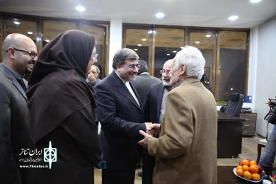 بازدید وزیر ارشاد از تئاتر شهر 3