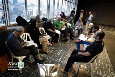 تمرین نمایش مجلس ضربت زدن