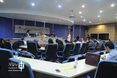 نشست خبری  تئاتر رضوی‎