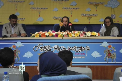 نشست خبری شانزدهمین جشنواره عروسکی تهران- مبارک