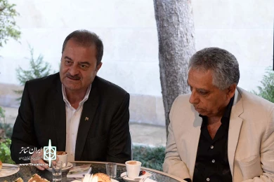 زهیر رمضان نماینده مجلس سوریه با علی مراد خانی